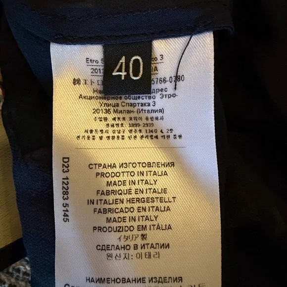 Etro floral plissé-georgette midi skirt - Picture 4 of 5